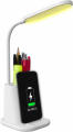 LAMPADA LED DA TAVOLO 3W CON CAVO USB PORTAPENNE E RICARICA WIRELESS SMARTPHONE 18W