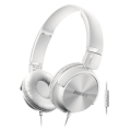 CUFFIE STEREO CON MICROFONO STILE DJ CAVO 1,2MT JACK 3,5 BIANCHE PHILIPS