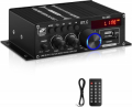AMPLIFICATORE 2CH DISPLAY FM USB SD RCA BT TELECOMANDO 12VDC 3A 80W