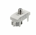 FRUTTO CONNETTORE F ANTENNA SATELLITARE BIANCO BTICINO LIVING