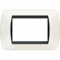 PLACCA BIANCA IN PLASTICA 3 POSTI BTICINO LIVING