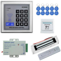KIT CONTROLLO APRIPORTA E ACCESSI 220V INTERRUTTORE TASTIERINO CARTE RFID+SERRATURA MAGNETICA