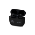 AURICOLARI WIRELESS BLUETOOTH 5.3 TWS CUSTODIA CON LIVELLO BATT. NERE AIWA