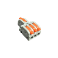 MORSETTO SERRACAVO RAPIDO 4 POLI 1 IN 3 OUT 0,5-6mm²  450V 41A