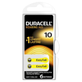 BATTERIA HEARING AID 10 GIALLO BLISTER 6PZ DURACELL