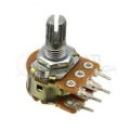 POTENZIOMETRO LINEARE STEREO ALBERO 19mm VARI VALORI 1K 2K 5K 10K 20K 50K 100K 250K 500K 1M