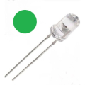 DIODO LED TRASPARENTE 5MM VERDE INTERMITTENTE 3,0-3,2VDC 20mA