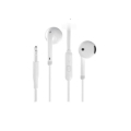 AURICOLARI STEREO IN EAR TASTO RISPOSTA MICROFONO JACK 3,5mm BIANCHI