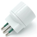 ADATTATORE SPINA 10A PRESA SCHUKO BIANCO