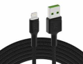 CAVO IN CORDA RICARICA MFI IPHONE IPAD USB-A A LIGHTNING 120cm 1,2MT
