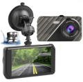 DASH CAM ANTERIORE POSTERIORE 170° CON DISPLAY 4" 5MP 4K G-SENSOR TF MAX 32GB 5VDC