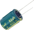 CONDENSATORE ELETTROLITICO 82uF 450V 105° RADIALE