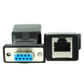ADATTATORE DA RS232 D-SUB 9 PIN FEMMINA A RJ45 FEMMINA