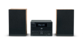 SISTEMA MICRO HIFI CD BLUETOOTH 5.3 USB AUX FM DAB+ TELECOMANDO 2X25W RMS LEGNO THOMSON