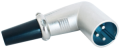 CONNETTORE XLR CANNON 3 POLI MASCHIO VOLANTE 90°