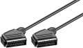 CAVO SCART/SCART 21 PIN 0,75MT NERO