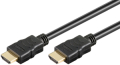 CAVO HDMI 2.2 CON ETHERNET 18GB/sec High Speed 3D HDR fino a 4K@60 Hz eARC DORATO 7,5MT NERO