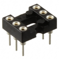 ZOCCOLO PER INTEGRATI 6 PIN PASSO 2.54mm TULIPANO
