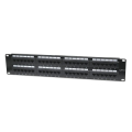 PANNELLO PATCH 48 PORTE CAT 6 UTP MONTAGGIO SENZA ATTREZZI RACK 19"