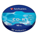 10X VERBATIM CD VERGINE CD-R 800MB 52X VENDITA PACCHETTO INTERO
