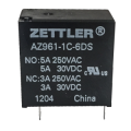 RELE' 6V 3A 250V SPDT 5 PIN ZETTLER AZ961-1C-6DS