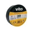 NASTRO ISOLANTE ADESIVO IGNIFUGO MAX 7KV 19mm 20MT NERO