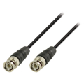 CAVO BNC MASCHIO - MASCHIO RG59 DOPPIA SCHERMATURA 75OHM 1mt NERO