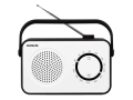 RADIO FM/AM ANALOGICA PRESA 3,5mm BATTERIE + 220VAC 2W BIANCO/NERO AIWA