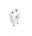 CARICATORE DA MURO 2X TYPE-C PD 20W BIANCO