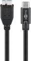 CAVO SPINA USB/A TO SPINA TYPE-C 480Mbps 5VDC 3,4A 0,50cm NERO