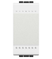 FRUTTO INTERRUTTORE UNIPOLARE BIANCO 250VAC 16A BTICINO LIVING