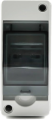 QUADRO CENTRALINO DA PARETE 2 MODULI DIN IP65