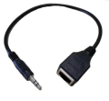 CAVETTO ADATTATORE DA JACK 3,5mm A PRESA RJ45 30cm
