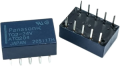 RELE' BOBINA 24VDC 150mW 2 SCAMBI 125VAC 0,5A H5XL14XP9mm DPDT TQ2-24V