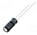 CONDENSATORE ELETTROLITICO RADIALE 105° 6,8uF 100VDC