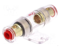 PORTAFUSIBILE DORATO INGRESSO CAVO 20mm² USCITA CAVO 10mm²