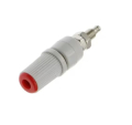 BOCCOLA PRESA A BANANA DA PANNELLO FORO 4mm ROSSO