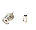 PRESA VOLANTE UHF PL259 A CRIMPARE PER CAVO RG58