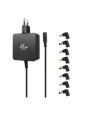 ALIMENTATORE PER NOTEBOOK 65W MAX OUT 15V-19,5V 4,3A CON 8 PLUG ADATTATORI IN DOTAZIONE