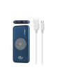 POWERBANK CARICABATTERIA WIRELESS A INDUZIONE MAGSAFE 10000mA 2,1A 25W BLU