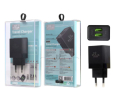 CARICATORE USB/A 5V 2,1A NERO ELLIETECH