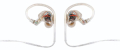 AURICOLARI IN EAR TRASPARENTI JACK 3,5mm CAVO STACCABILE OFC 120cm CUSTODIA AUDIODESIGN