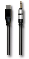 CAVO AUDIO TYPE-C A SPINA JACK 3,5mm STEREO 3mt AUDIODESIGNA X-PRO
