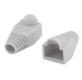 COPRICONNETTORE PER PLUG RJ45 6.2MM GRIGIO CHIARO