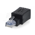ADATTATORE DRITTO DA SPINA RJ45 A PRESA RJ45