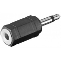 ADATTATORE SPINA 3,5MM (2-PIN, MONO) > PRESA 3,5MM (3-PIN, STEREO)