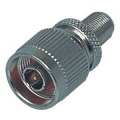 ADATTATORE DI ANTENNA N MASCHIO - F FEMMINA ARGENTO