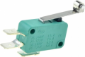 MICROSWITCH DEVIATORE INTERRUTTORE 16A 250VAC CON LEVA LUNGA 27mm E ROTELLA